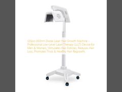 120pcs 650nm Diode Laser Hair Growth Machine - Professional Low-Level Laser Therapy (LLLT) Device for Men & Women, Stimulates Hair Follicles, Reduces Hair Loss, Promotes Thick & Healthy Hair Regrowth,