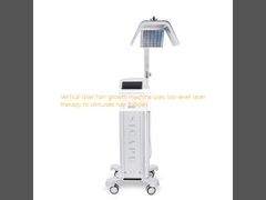 Vertical laser hair growth machine uses low-level laser therapy to stimulate hair follicles