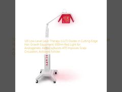 120 Low-Level Laser Therapy (LLLT) Diodes in Cutting-Edge Hair Growth Equipment: 650nm Red Light for Androgenetic Alopecia,Boosts ATP, Improves Scalp Circulation, Activates Follicles 